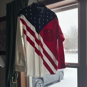Men's Star-Spangled Button Down Shirt